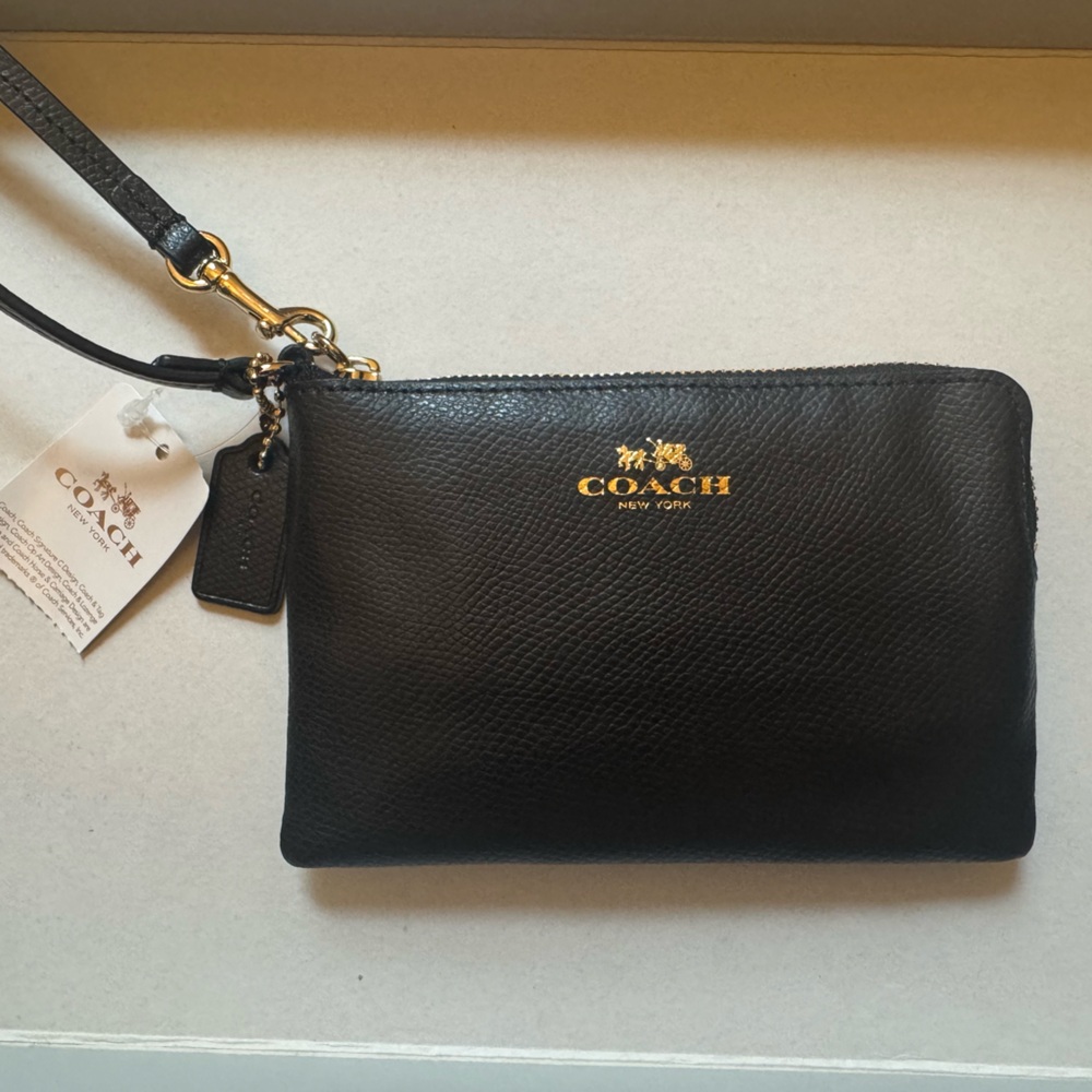 Coach Dark Brown Leather Accessory